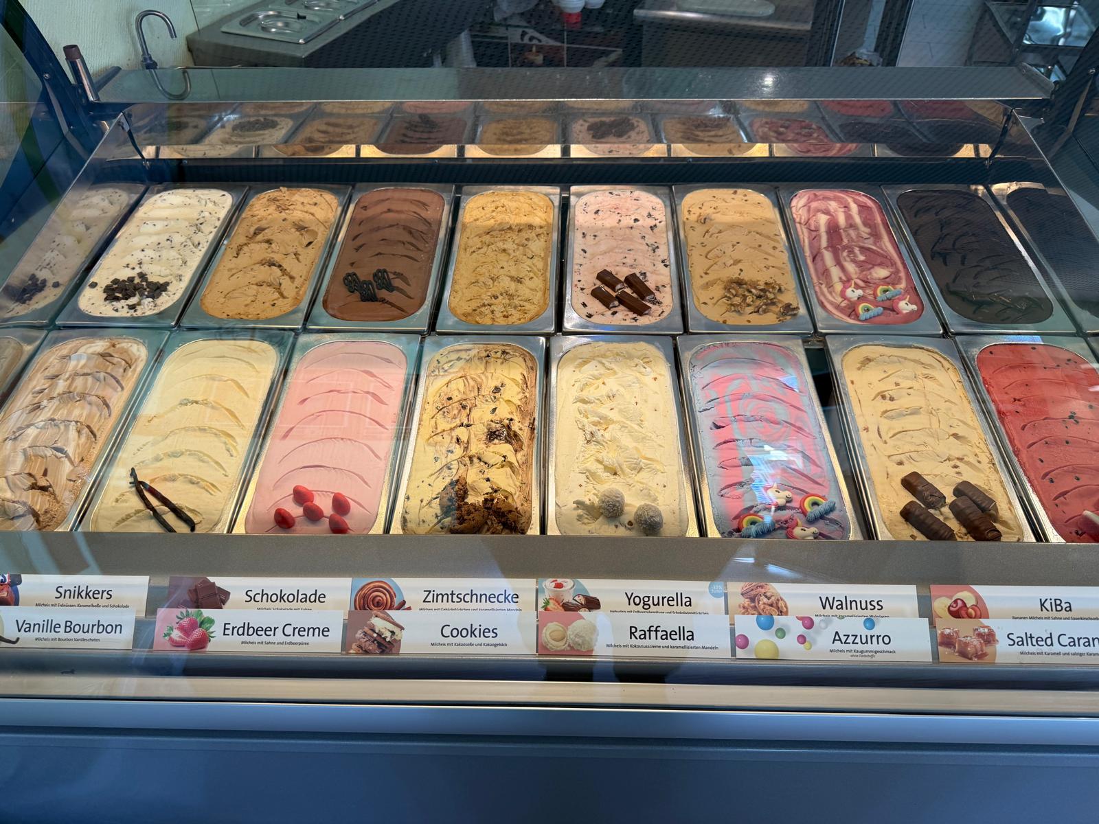 Gelato Classico Eissorten – Café Kühn